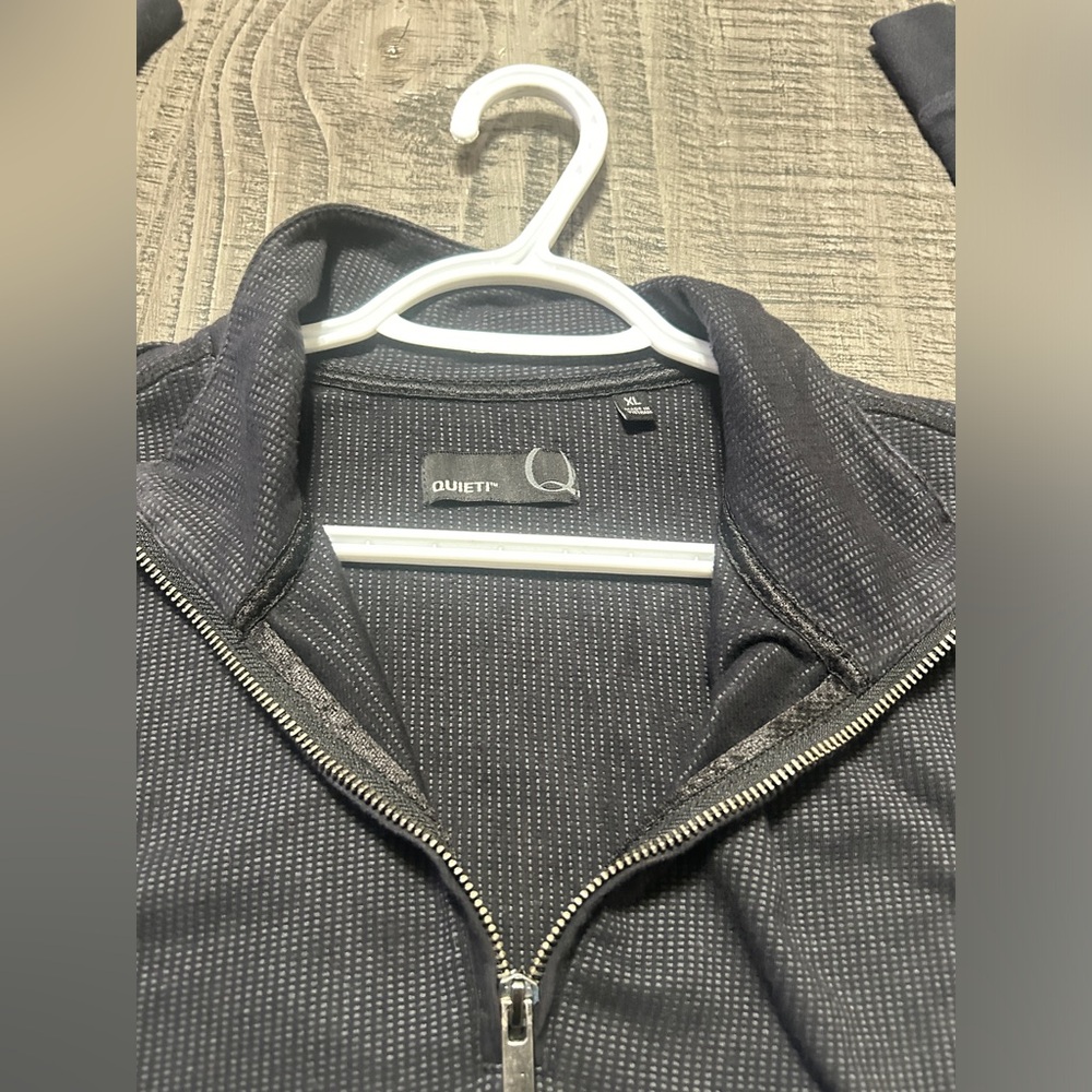 Black Quarter-Zip Pullover - image 3